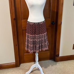 Reiss Ruffle Hem Swing Skirt